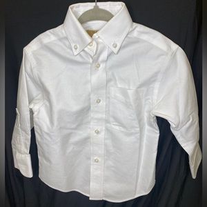 Classic Club Gold Label White Button Down Boys 2T